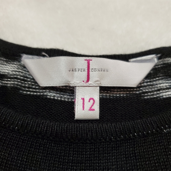J by Jasper Conran Black and White Women's Sweater - Picture 3 of 7